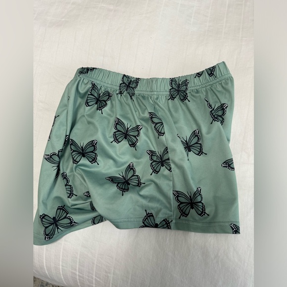 Butterfly Print Sleepwear Set - Green - Picture 4 of 6